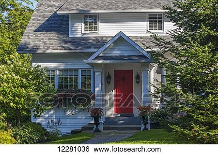 Red front door of country home; Knowlton, Quebec, Canada View Large Photo Image Stock Photograph - Red front door of country home; Knowlton, Quebec, Canada. Fotosearch