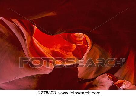 Red rock illuminated in Antelope Canyon; Arizona, United States of America View Large Photo Image Stock Image - Red rock illuminated in Antelope Canyon; Arizona, United States of America. Fotosearch