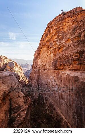 Rugged Landscape And Hills And Mountains; Petra, Jordan View Large Photo Image Picture - Rugged Landscape And Hills And Mountains; Petra, Jordan. Fotosearch