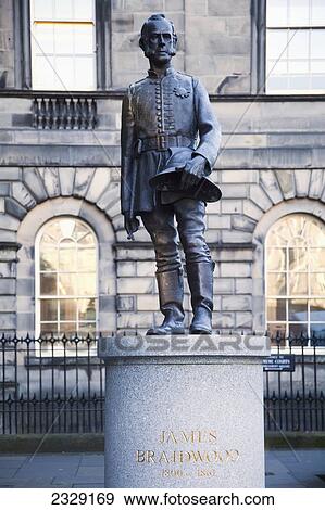 Statue Of James Braidwood; Edinburgh, Scotland View Large Photo Image Stock Photo - Statue Of James Braidwood; Edinburgh, Scotland. Fotosearch