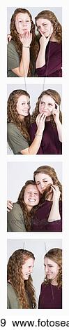 Two young women creating photo booth series of images in filmstrip format; Alberta, Canada View Large Photo Image Stock Photo - Two young women creating photo booth series of images in filmstrip format; Alberta, Canada. Fotosearch