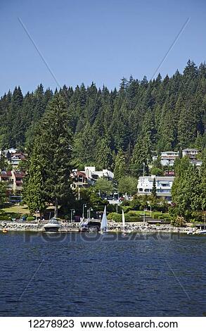 View of Deep Cove from Burrard Inlet, North Vancouver; Vancouver, British Columbia, Canada View Large Photo Image Stock Image - View of Deep Cove from Burrard Inlet, North Vancouver; Vancouver, British Columbia, Canada. Fotosearch