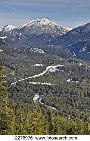 Views from the Callaghan Valley of the road to the Whistler Olympic Park; Whistler, British Columbia, Canada View Large Photo Image Stock Photograph - Views from the Callaghan Valley of the road to the Whistler Olympic Park; Whistler, British Columbia, Canada. Fotosearch