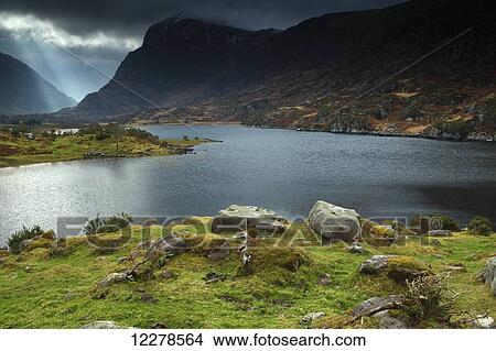 Picture - Winter in the Gap of Dunloe, near Killarney; County Kerry, Ireland. Fotosearch