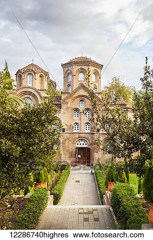 A church building with door open and gardens; Thessaloniki, Greece View Large Photo Image Stock Photograph - A church building with door open and gardens; Thessaloniki, Greece. Fotosearch