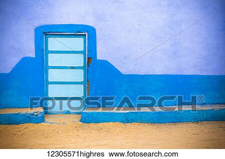 A colourful wall to a Nubian home in a village on the Nile; Egypt View Large Photo Image Stock Photograph - A colourful wall to a Nubian home in a village on the Nile; Egypt. Fotosearch