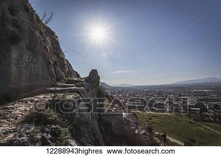 A path along the mountainside with a view of the city of Antioch; Antioch, Turkey View Large Photo Image Stock Photograph - A path along the mountainside with a view of the city of Antioch; Antioch, Turkey. Fotosearch
