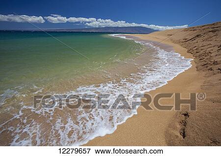 A view of the remote Polihua Beach; Lanai, Hawaii, United States of America View Large Photo Image Stock Photo - A view of the remote Polihua Beach; Lanai, Hawaii, United States of America. Fotosearch