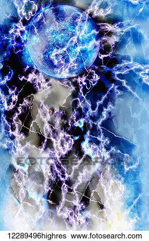 Abstract lightning View Large Photo Image Stock Photograph - Abstract lightning. Fotosearch