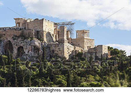 Acropolis of Athens; Athens, Greece View Large Photo Image Stock Photograph - Acropolis of Athens; Athens, Greece. Fotosearch