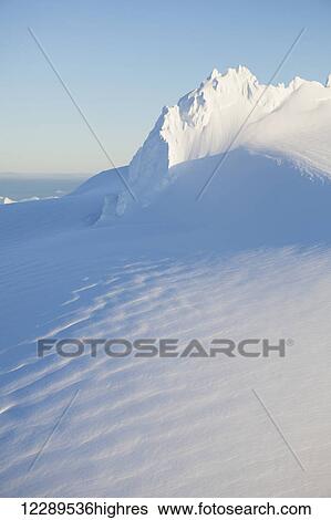Stock Photograph - Aerial view of Kenai Mountains near Homer, Alaska.. Fotosearch