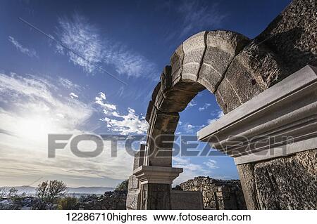 An entrance to the ancient Philippi Theatre; Philippi, Greece View Large Photo Image Stock Photograph - An entrance to the ancient Philippi Theatre; Philippi, Greece. Fotosearch