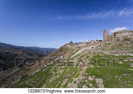 Ancient ruins of a theatre; Pergamum, Turkey View Large Photo Image Stock Photograph - Ancient ruins of a theatre; Pergamum, Turkey. Fotosearch