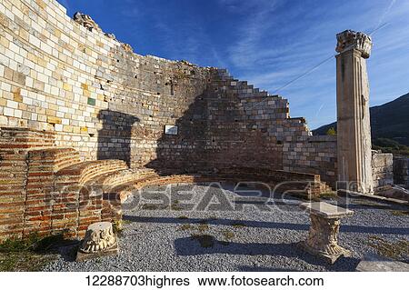 Ancient ruins of the Church of Mary; Ephesus, Turkey View Large Photo Image Stock Photograph - Ancient ruins of the Church of Mary; Ephesus, Turkey. Fotosearch