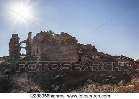 Stock Photograph - Ancient stone ruins; Harran, Turkey. Fotosearch