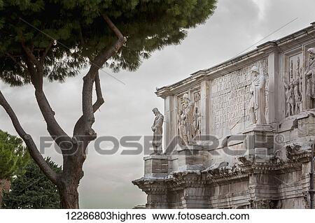 Stock Photograph - Arch of Constantine; Rome, Italy. Fotosearch