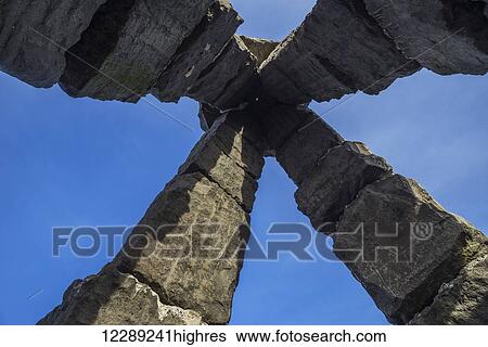 Stock Photograph - Arctic Stonehenge, Northeastern Iceland; Iceland. Fotosearch