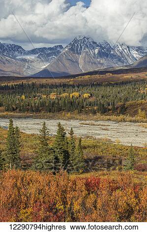 Autumn scenic along the Haines Highway near Nadahini Creek and Mt. Kelsall, Yukon Territory, Canada View Large Photo Image Stock Photograph - Autumn scenic along the Haines Highway near Nadahini Creek and Mt. Kelsall, Yukon Territory, Canada. Fotosearch