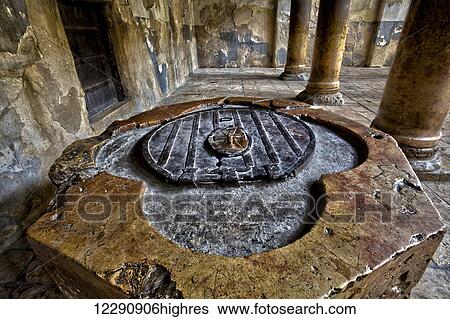 Baptistry in the Church of the Nativity; Bethlehem, Israel View Large Photo Image Stock Photograph - Baptistry in the Church of the Nativity; Bethlehem, Israel. Fotosearch