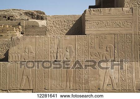 Bas-reliefs of Egyptian Gods, Temple of Haroeris and Sobeck; Kom Ombo, Egypt View Large Photo Image Stock Image - Bas-reliefs of Egyptian Gods, Temple of Haroeris and Sobeck; Kom Ombo, Egypt. Fotosearch