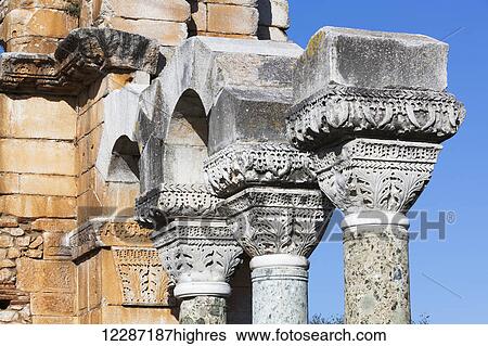 Stock Photograph - Basilica B ruins; Philippi, Greece. Fotosearch