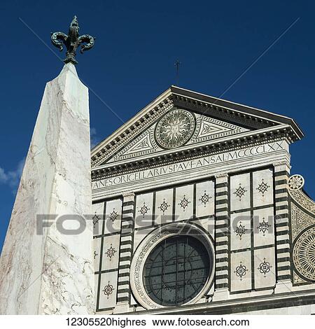 Stock Photograph - Basilica of Santa Maria Novella; Florence, Toscana, Italy. Fotosearch