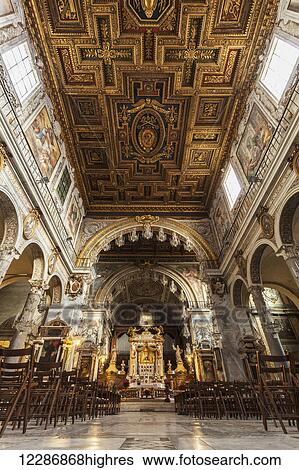 Stock Photograph - Basilica of St. Mary of the Altar of Heaven; Rome, Italy. Fotosearch