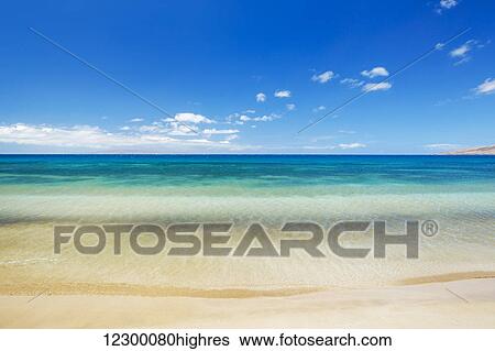 Beautiful Beach and Tropical Sea View Large Photo Image Stock Photograph - Beautiful Beach and Tropical Sea. Fotosearch