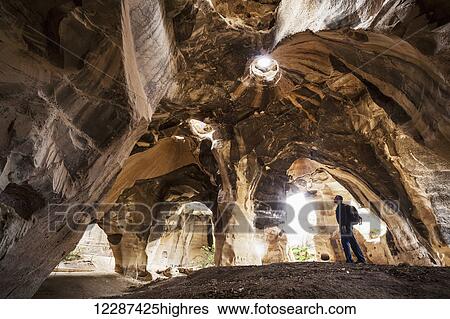 Stock Photograph - Bell Caves at Beit Guvrin; Israel. Fotosearch