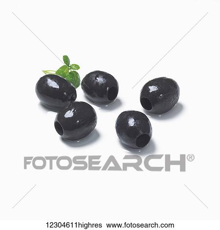 Black olives on a white background; Toronto, Ontario, Canada View Large Photo Image Stock Photograph - Black olives on a white background; Toronto, Ontario, Canada. Fotosearch
