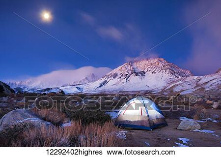 Camping in the Mountains View Large Photo Image Stock Photograph - Camping in the Mountains. Fotosearch