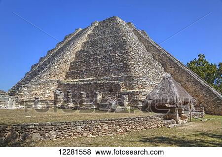 Castillo de Kukulcan, Mayapan Mayan archaeological site; Yucatan, Mexico View Large Photo Image Stock Photo - Castillo de Kukulcan, Mayapan Mayan archaeological site; Yucatan, Mexico. Fotosearch