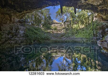 Cenote Zaci, a freshwater underground sinkhole; Valladolid, Yucatan, Mexico View Large Photo Image Stock Image - Cenote Zaci, a freshwater underground sinkhole; Valladolid, Yucatan, Mexico. Fotosearch