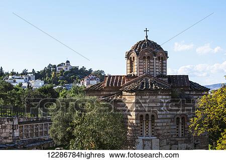 Church of the holy apostles; Athens, Greece View Large Photo Image Stock Photograph - Church of the holy apostles; Athens, Greece. Fotosearch