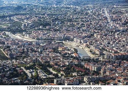 Stock Photograph - Cityscape of the modern city of Antakya; Antakya, Turkey. Fotosearch