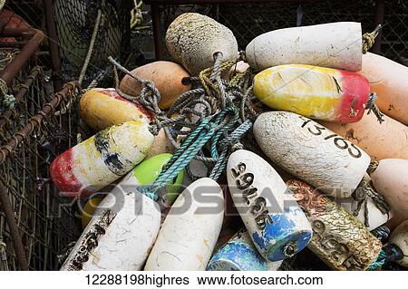 Close up of buoys, Kodiak Island, Southwest Alaska View Large Photo Image Stock Photograph - Close up of buoys, Kodiak Island, Southwest Alaska. Fotosearch