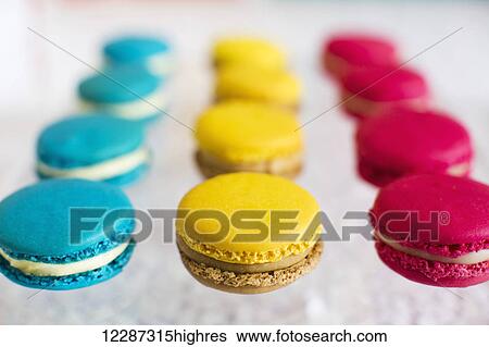 Colourful macaroons; Toronto, Ontario, Canada View Large Photo Image Stock Photograph - Colourful macaroons; Toronto, Ontario, Canada. Fotosearch