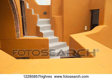 Colourful residential buildings and steps; Oia, Santorini, Greece View Large Photo Image Stock Photograph - Colourful residential buildings and steps; Oia, Santorini, Greece. Fotosearch