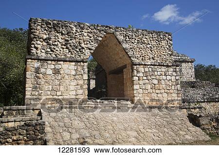 Corbelled Arch, Ek Balam Mayan archaeological site; Yucatan, Mexico View Large Photo Image Stock Image - Corbelled Arch, Ek Balam Mayan archaeological site; Yucatan, Mexico. Fotosearch