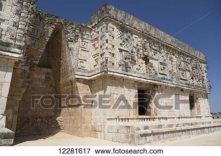 Corbelled Arch (left), Palace of the Governor, Uxmal Mayan archaeological site; Yucatan, Mexico View Large Photo Image Stock Photo - Corbelled Arch (left), Palace of the Governor, Uxmal Mayan archaeological site; Yucatan, Mexico. Fotosearch