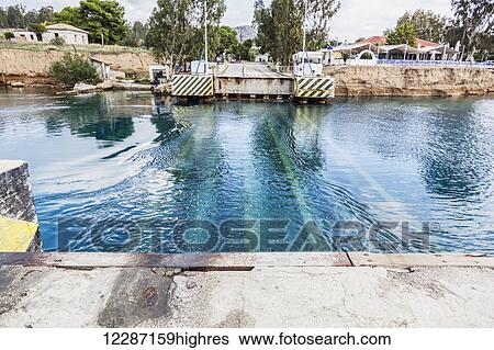 Corinth Canal; Corinth, Greece View Large Photo Image Stock Photograph - Corinth Canal; Corinth, Greece. Fotosearch