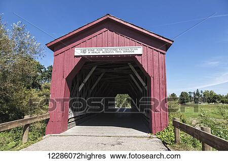 Covered bridge over North Fork of Zumbro River; Zumbrota, Minnesota, United States of America View Large Photo Image Stock Photograph - Covered bridge over North Fork of Zumbro River; Zumbrota, Minnesota, United States of America. Fotosearch