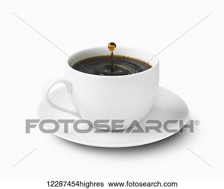 Cup of coffee with drip on the surface; Toronto, Ontario, Canada View Large Photo Image Stock Photograph - Cup of coffee with drip on the surface; Toronto, Ontario, Canada. Fotosearch