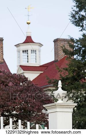 Cupola Tower on Mount Vernon mansion from stable area; Mount Vernon, Virginia, United States of America View Large Photo Image Stock Photograph - Cupola Tower on Mount Vernon mansion from stable area; Mount Vernon, Virginia, United States of America. Fotosearch