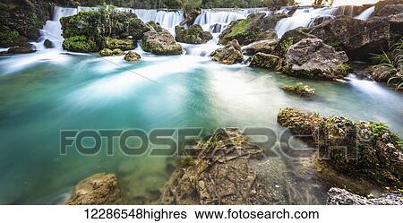 Stock Photograph - Cydnus River flowing through Tarsus; Tarsus, Turkey. Fotosearch