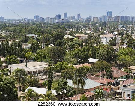 Stock Image - Dar es Salaam city; Dar es Salaam, Tanzania. Fotosearch