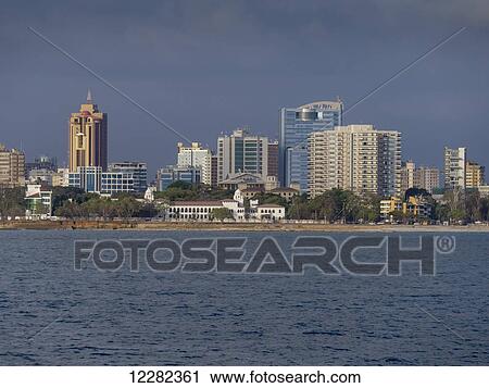 Stock Image - Dar es Salaam city; Dar es Salaam, Tanzania. Fotosearch