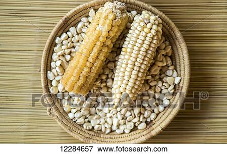 Dried corn in a handwoven bowl; Maun, Botswana View Large Photo Image Stock Photo - Dried corn in a handwoven bowl; Maun, Botswana. Fotosearch