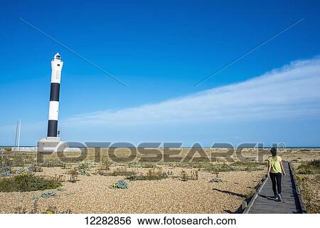 Dungeness lighthouse; Dungeness, Kent, England View Large Photo Image Stock Photograph - Dungeness lighthouse; Dungeness, Kent, England. Fotosearch