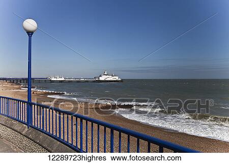 Stock Photograph - Eastbourne Pier; Sussex, England. Fotosearch